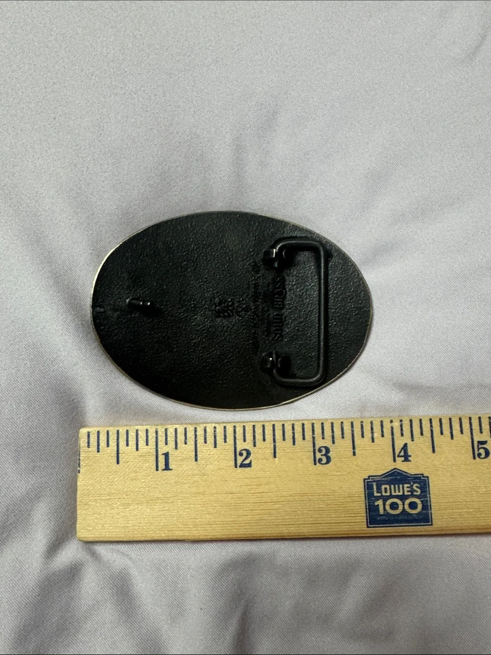 Vintage solid brass
